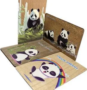 Wholesale 13.56mhz Custom Rfid Nfc Wood Business Card Mifare Smart Card thumbnail-4