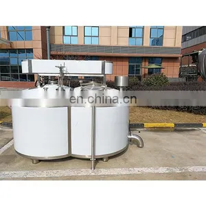 Factory Cheese Blending Cooking Tank With Agitator Equipment Dairy Cheddar Dry Cheese Processing Line Cheese Vat thumbnail-2