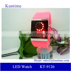 Environmental 12-hour/date Display Rectangular Led Digital Watch thumbnail-1