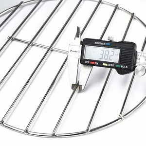 Customized Round Shape BBQ Grill Wire Mesh For Outdoor Barbecue thumbnail-3