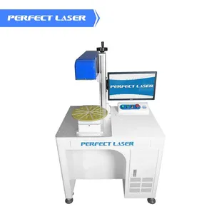 Perfect Laser 10-100W Horizontal 4-16 Position Shift Turntable Stainless Steel CNC Fiber Laser Engraver Marking Machine thumbnail-1