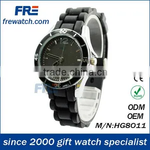 2014 Fashion Silicon Strap Alloy Case Watch Wholesale thumbnail-1