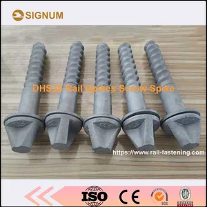 Railway Coach Screws/screw Spikes/Galvanized Sleeper Screws-Signum Rail Fastening thumbnail-1