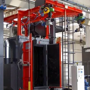 Big Hook Type Shot Blasting Machine ,overhead Hanger Sand Blasting Machine With CE,SGS,EAC thumbnail-2
