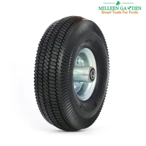 4.10/3.50-5 Black Tire Pneumatic Tyre Mobility Power Wheelchair Garden Trolley Cart thumbnail-2