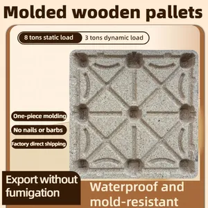 Export-Grade Molded Wood Pallet (Fumigation-Free) — ISPM 15 Certified — 4-Way Entry thumbnail-5