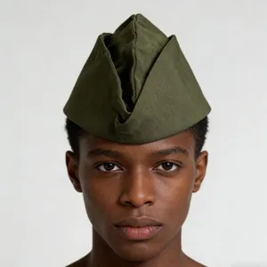 100% Polyester Soldiers Cap Stock Cheapest Black Red Blue Army Green 4 Colors thumbnail-4