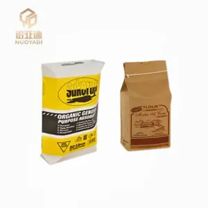 Factory Price 25 kg 50 kg Renewable Multi-layer Kraft Paper Bag Sugar Milk Powder Paper Bag thumbnail-1