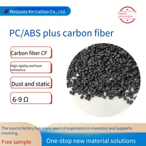 Conductive Pc/abs Carbon Fiber Cf12345% Antistatic and Flame-retardant Modified and Reinforced Pc/abs With High Rigidity and High Toughness thumbnail-1