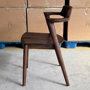Modern Solid Wood Dining Chair for Villa Living Room Home Bar Apartment Gym Bathroom Workshop-Wedding Events Rental Banquet thumbnail-4