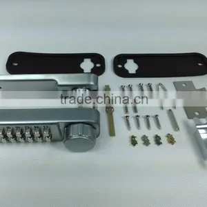 OSPON Keyless Mechanical Digital Combination Spring Latch Door Lock Stain Chrome OS12A thumbnail-5
