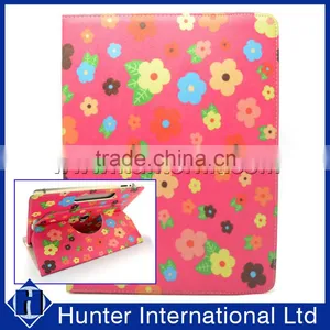 Printed Flower Universal 8" Rotating Tablet Case thumbnail-1