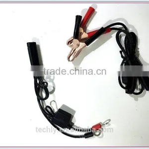 SAE Plug To Battery Terminal Fused Lead thumbnail-1