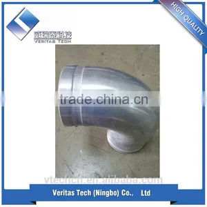 90 Degree Polished or Machined or Painted Aluminum Camlock Elbow thumbnail-1