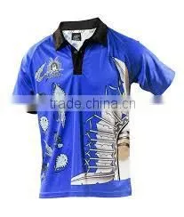 High Quality Sublimation POLO SHIRTS / New Customize 100% Polyester Sublimation Polo Shirts for Mens thumbnail-1
