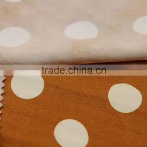 2017 Summer Top Selling Women Blouse Cupro Type100%viscose Twill Dot Print Fabric thumbnail-5