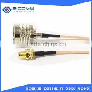 Hot Sale WIFI Antenna Extension Leads Adapter SMA Female Switch N Type Male Plug Pigtail Cable RG58 20inch thumbnail-3