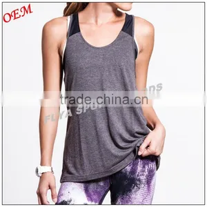 Wholesale Fitness Clothing Women Sexy Gym Singlets Sport Tank Top thumbnail-4