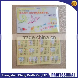 Fashion Custom Made Printed Calendar Carde Holder,soft Pvc Card Holder thumbnail-1