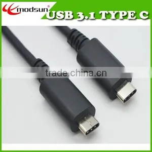 Free Sample New Arrival USB 3.0 3.1 Type C Male to Male For MacBook Data Charger Cable Reversible USB-C thumbnail-1