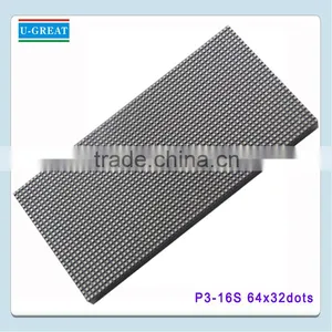 In Stock 64 x 32dots SMD 3 in 1 P3 RGB LED Module for Video Wall thumbnail-2