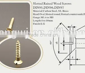 DIN 97 Wood Screws thumbnail-3