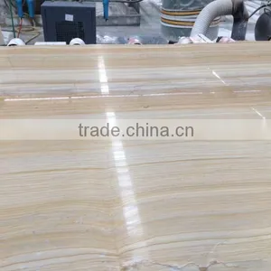 Hot Sale Chinese Golden Wood Vein Marble Beige Color thumbnail-1