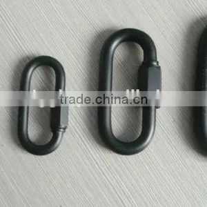 Metal Black Spray-paint Quick Link for Handbag Karabiner Rigging Hardwar Manufacturer thumbnail-6