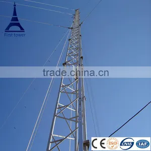 High Quality Guyed Communication Telecom Tower thumbnail-4