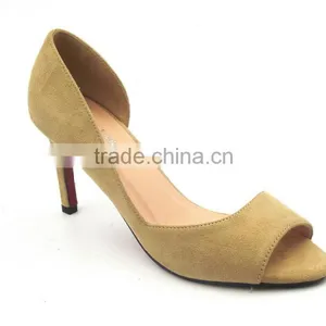 New Fashion Thin Middle Heel a Side Empty Fish Mouth Shoes thumbnail-1