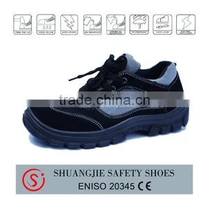CE EN 20345 Suede Leather Low Cut Shoes for Men thumbnail-1