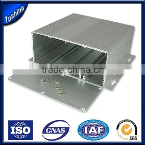 2015 High Quality Hot Selling Customized Polished 6063 Material Aluminum Shell Case Box Housing Extruded Profile thumbnail-1