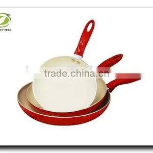 Frying Pan Type Ceramic Coating Bakelite Handle Skillet Pan thumbnail-2