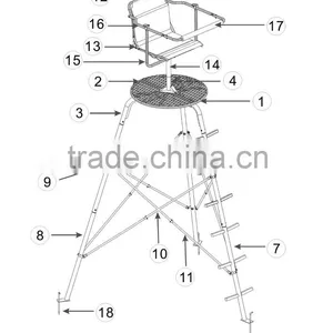 10FT TRIPOD FREESTAND TD-1002 thumbnail-1