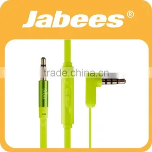 Built in Mic 3.5mm Gold Plated Male to Male Auxiliary Cable thumbnail-1