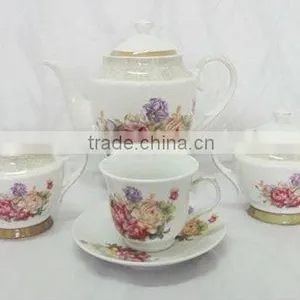 Japanese Tea Set,flower Printed Tea Set,grace Tea Set,italian Style Tea Set thumbnail-1