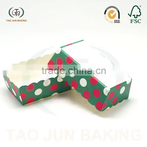 14*5*4cm Rectangle Shaped Disposable Cake Container Baking Cups thumbnail-3
