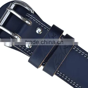 RDX Weight Lifting 4" Leather Belt Back Support Strap Gym Training Power Fitness thumbnail-6