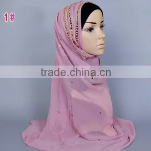 Fashion Scarf Scarf Muslim Scarf With Crystal thumbnail-2