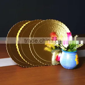 Top Quality Round Aluminum Foil Gold Sheet Cake Boards thumbnail-1