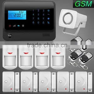 New Visual Intelligent App Controlled GSM Security Wireless Alarm System With Mini Square Siren Quality Choice thumbnail-1