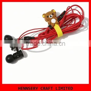 Customized Shape and Logo Soft Pvc Rubber Electric Wire Holder thumbnail-1