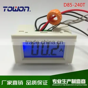 LCD Digital AC Ammeter Meter D85-240T Backlit Digital Display With Cover 50A thumbnail-1