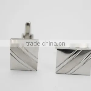 Cuff Button Brass Cufflinks Rectangle Brass Men Shirt Cuff Button thumbnail-6