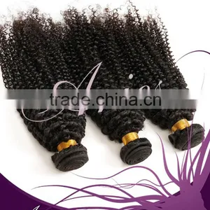 Brazilian Unprocessed Virgin Afro Kinky Curly Human Hair Weaving thumbnail-5