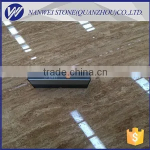 Top Polished Brown Color Travertine Marble Noce Travertine Marble Slabs and Tiles thumbnail-1