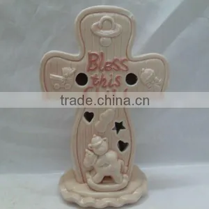 Ceramic Handpainting Cross for Thanksgiving 2013 thumbnail-1