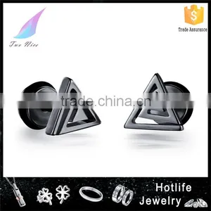 Hot Selling Product Professional Manufacturer Steel Triangle Shaped Earrings Quality Choice thumbnail-1