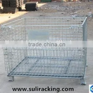 Wire Mesh Cage Foldable Wire Mesh Bulk Containers Made In China thumbnail-1