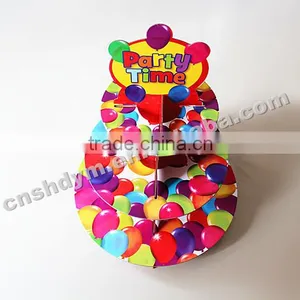 Food Grade Painting Colorful Paper Cake Stand thumbnail-2